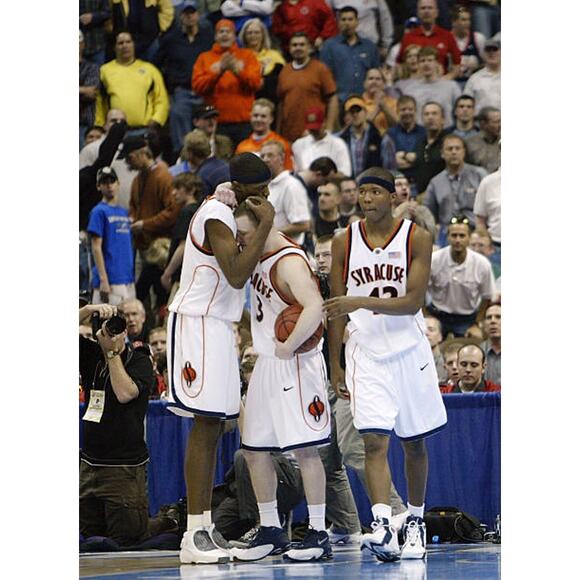 Syracuse Orange 1996 NIKE Team windbreaker jacket L navy NCAA basketball vintage - Picture 12 of 14